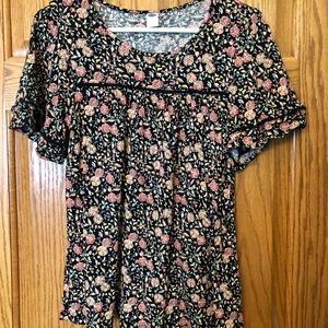 Flowery old navy blouse